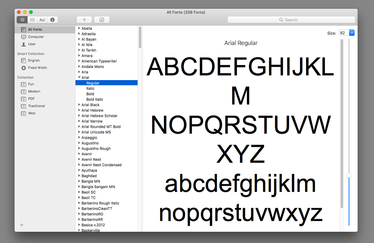 scale font longer on word for mac